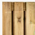 Tuinscherm Garderen grenen groen schuin product photo