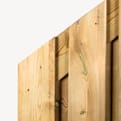 Tuinscherm Garderen grenen groen schuin product photo
