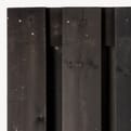 Tuinscherm Garderen grenen RAL9005 PEFC product photo