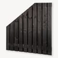Tuinscherm Garderen grenen RAL9005 product photo