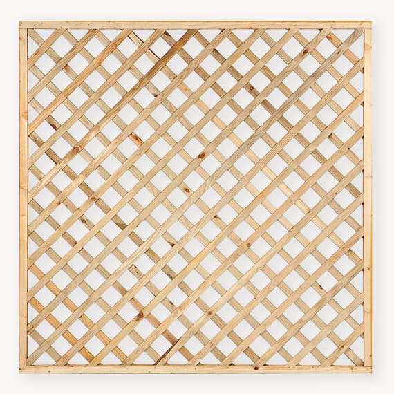 Tuinscherm Trellis grenen groen PEFC