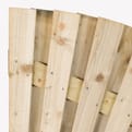 Tuinscherm vuren groen waaierscherm PEFC product photo