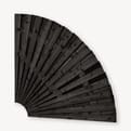 Tuinscherm vuren RAL9005 waaierscherm product photo