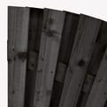 Tuinscherm vuren RAL9005 waaierscherm product photo