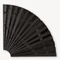 Tuinscherm vuren RAL9005 waaierscherm product photo