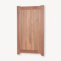 Tuindeur hardhout zwart beslag rechts product photo