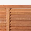 Tuinscherm hardhout Louvre recht product photo