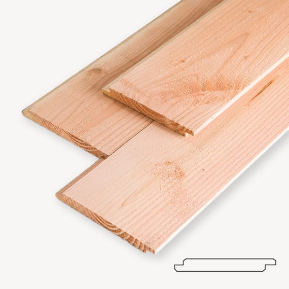Douglas halfhoutrabat 20x200mm PEFC