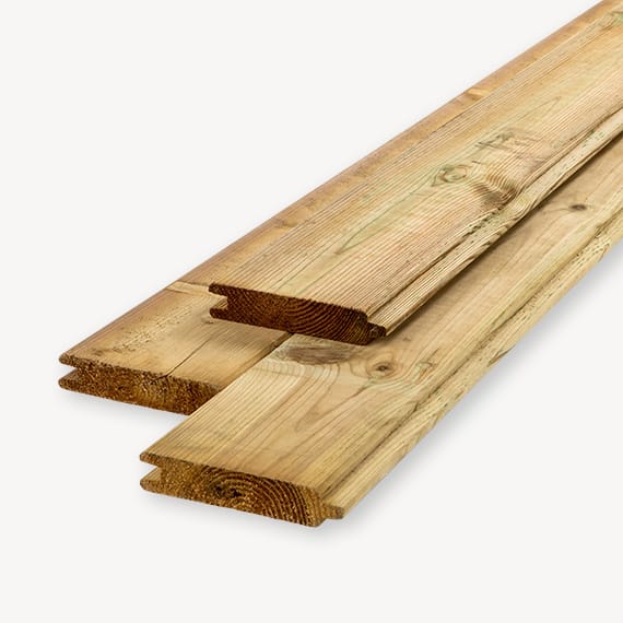 Grenen vellingdeel groen 28x145mm PEFC | Stiho.nl Grenen vellingdeel groen 28x145mm PEFC