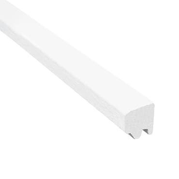 Ventilatie glaslat wit 17x25mm FSC