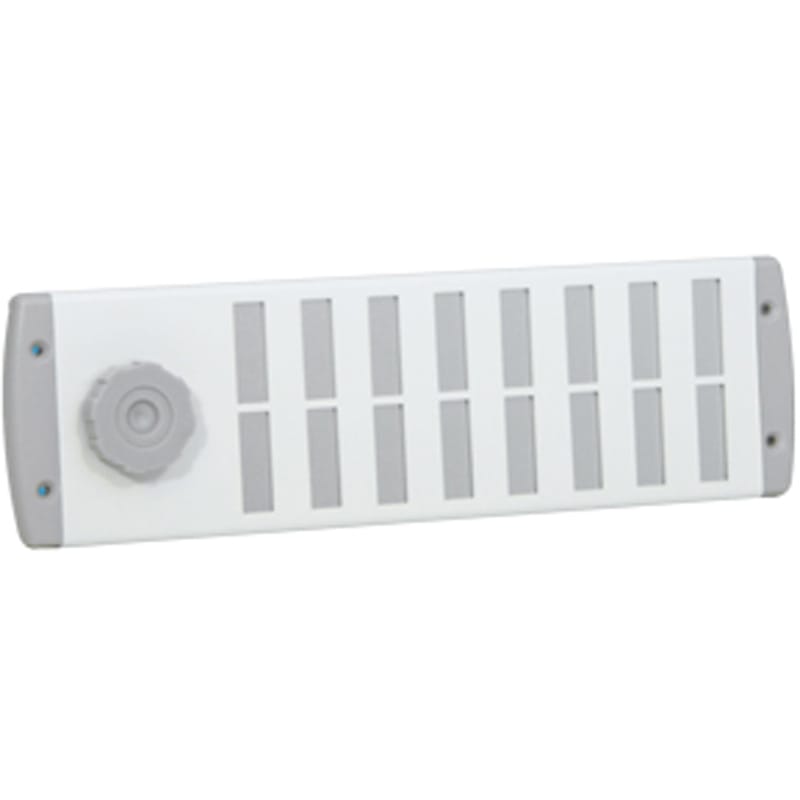 Schuifrooster aluminium Bold Line wit | Stiho.nl Schuifrooster aluminium Bold Line wit