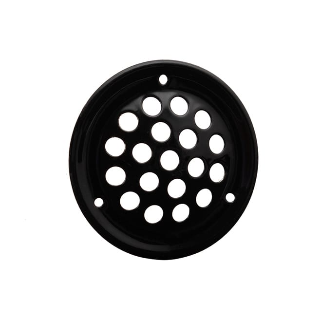 Ventilatierozet rond zwart | Stiho.nl Ventilatierozet rond zwart