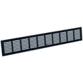 Plintrooster aluminium zwart product photo