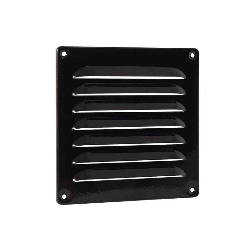 Schoepenrooster aluminium zwart