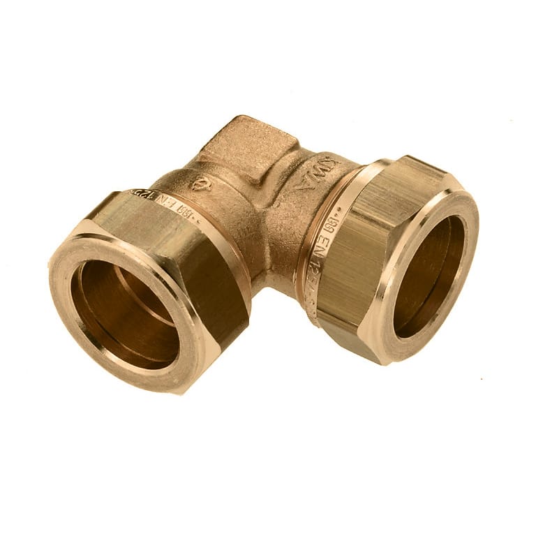 BONFIX knie knel messing 12x12mm
