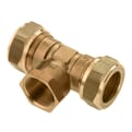 BONFIX T-stuk verloop knel messing product photo