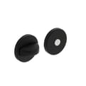 Intersteel rozet WC rond mat zwart product photo