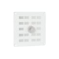Schuifrooster aluminium wit product photo