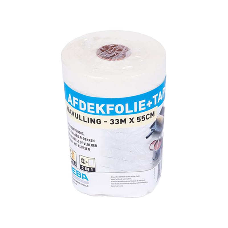Veba afdekfolie met tape navul | Stiho.nl Veba afdekfolie met tape navul
