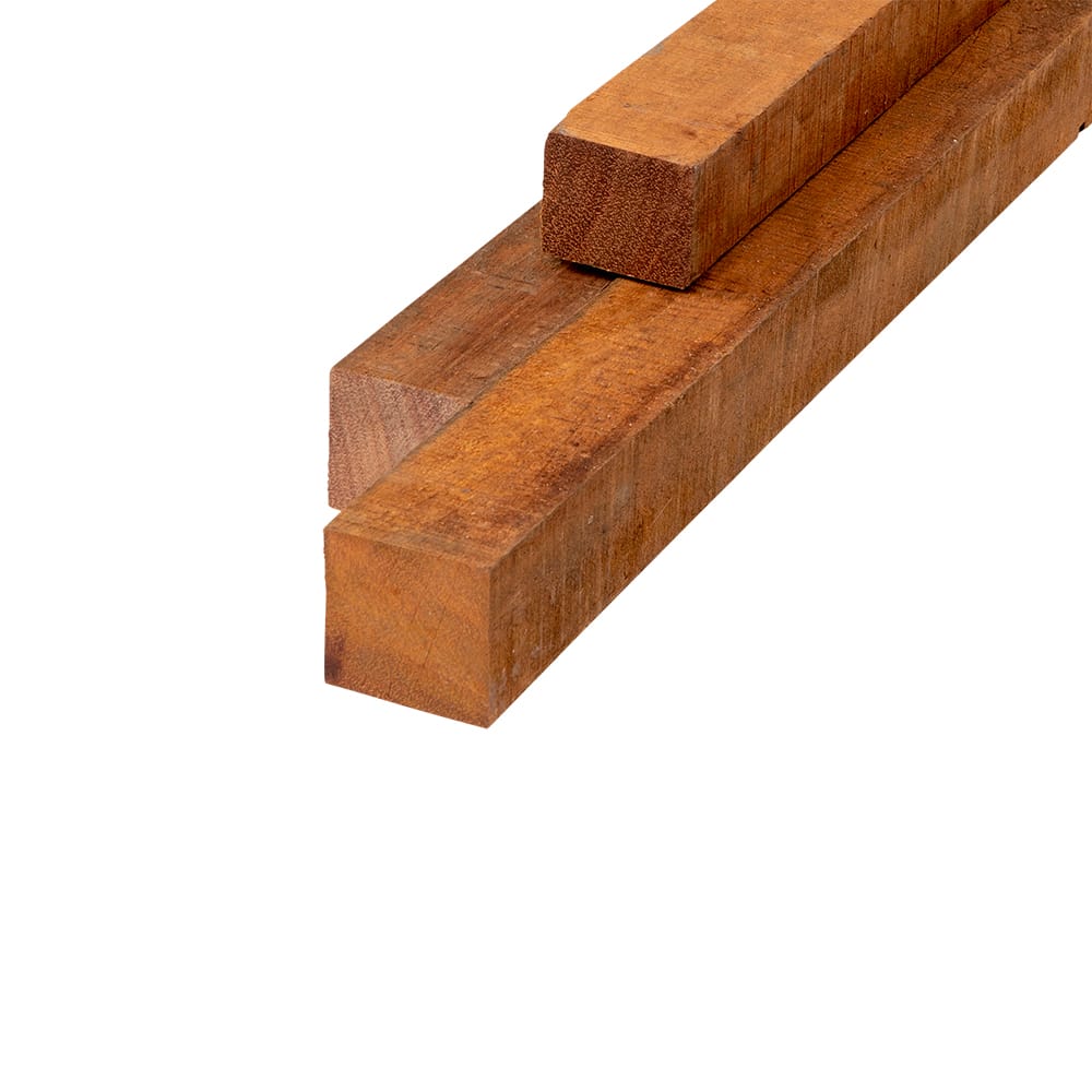 Azobé AD fijnbezaagd 70x70mm FSC | Stiho.nl Azobé AD fijnbezaagd 70x70mm FSC