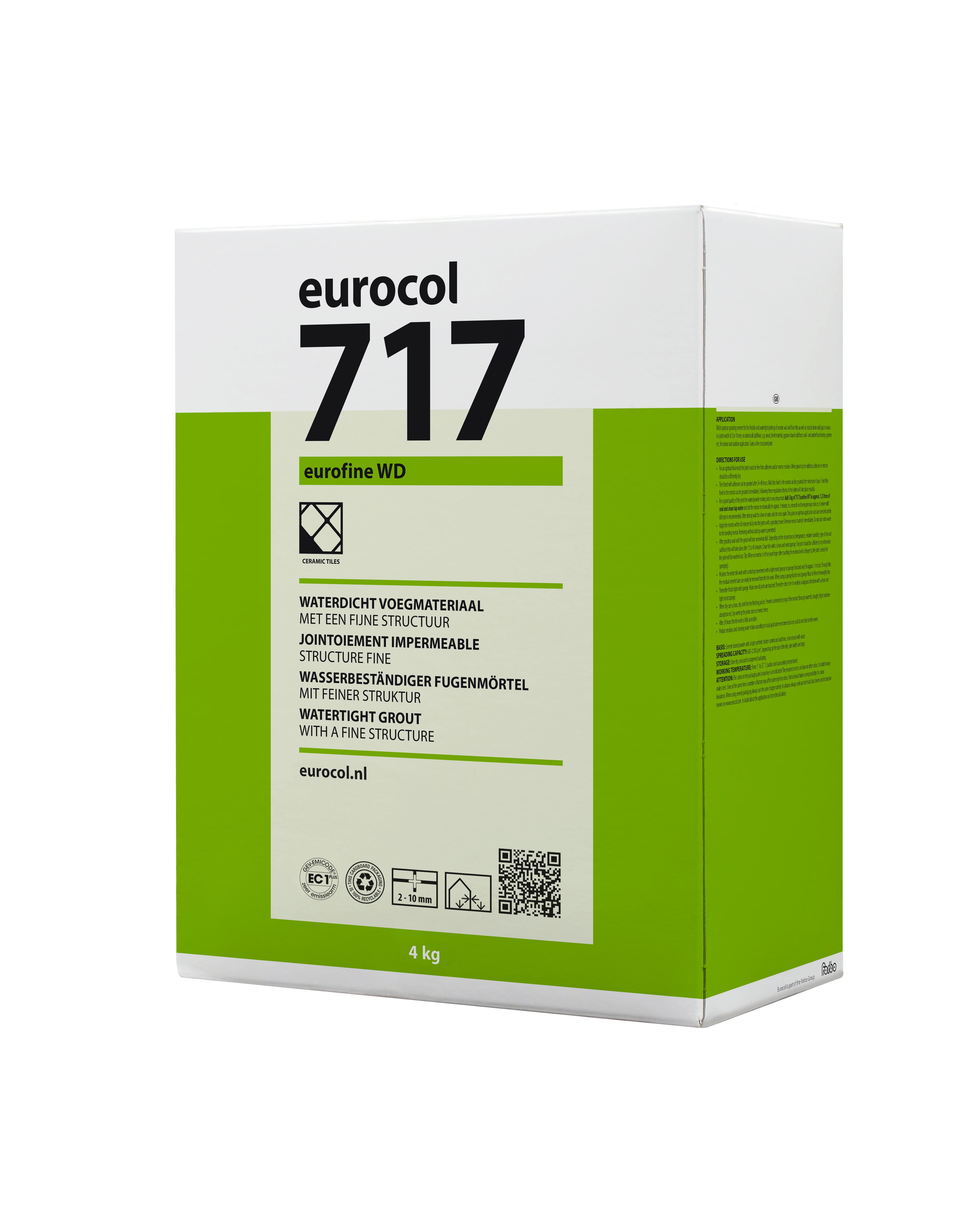 Eurocol 717 Eurofine WD 4kg | Stiho.nl Eurocol 717 Eurofine WD 4kg
