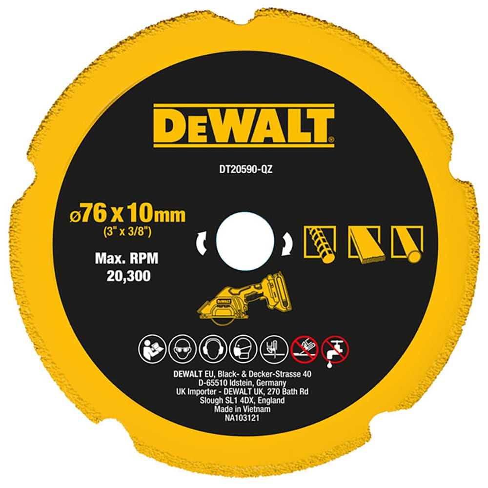 DeWalt diamantzaagblad multimateriaal | Stiho.nl DeWalt diamantzaagblad multimateriaal