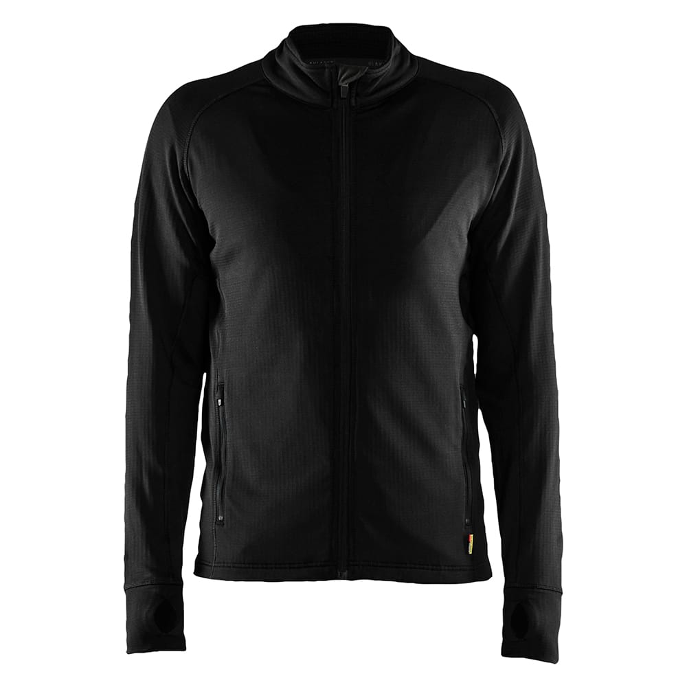 Bl&aring;kl&auml;der fleece jack Striker zwart