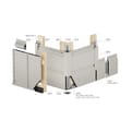 Keralit 2815 sponningdeel 167mm 600cm product photo