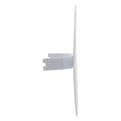 Afdekplaat klem rond wit 95 product photo
