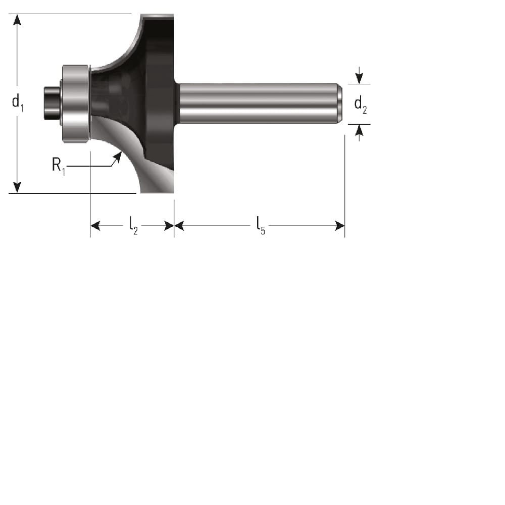 Rotec afrondprofielfrees HM | Stiho.nl Rotec afrondprofielfrees HM
