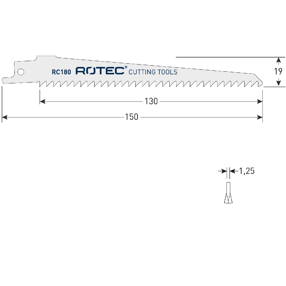 Rotec reciprozaagblad | Stiho.nl Rotec reciprozaagblad
