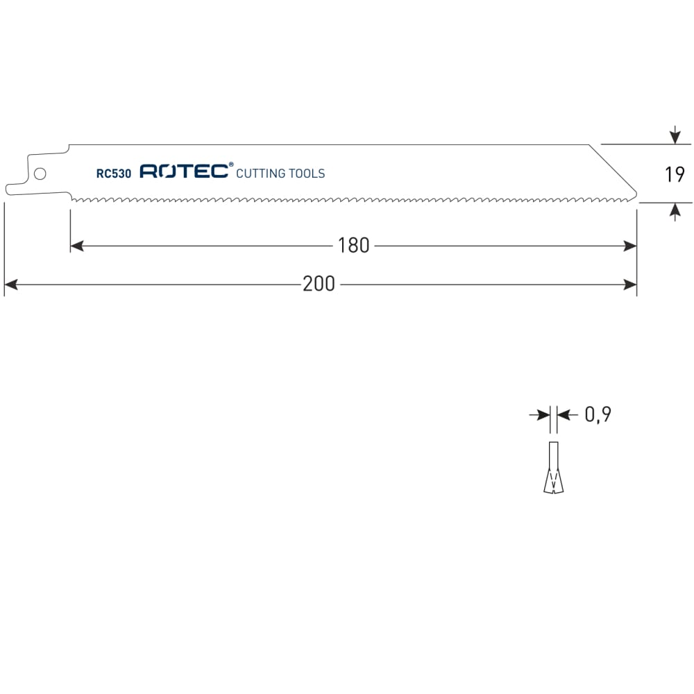 Rotec reciprozaagblad