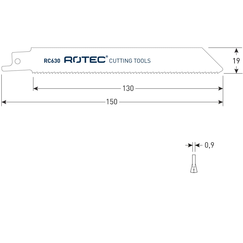 Rotec reciprozaagblad