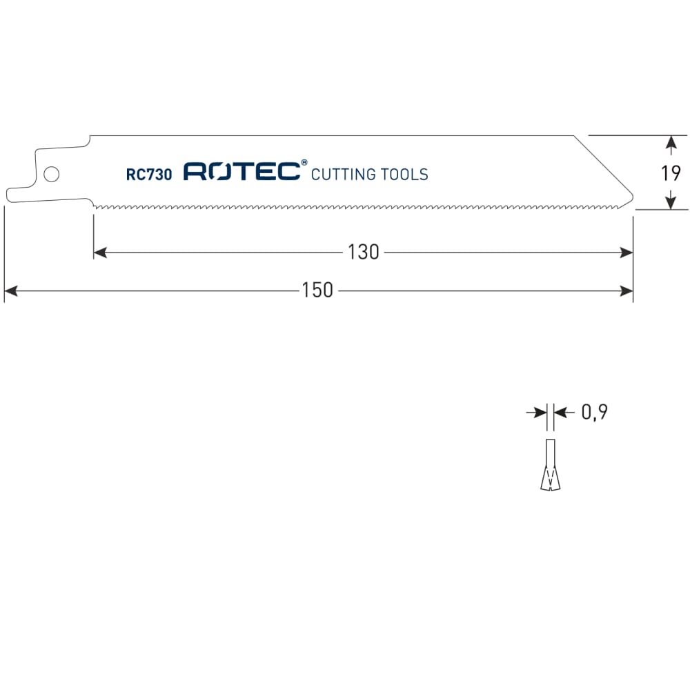 Rotec reciprozaagblad