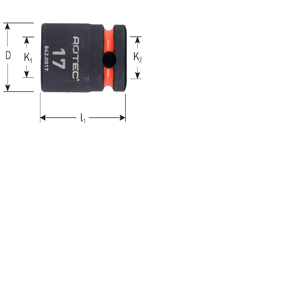 Rotec krachtdop 6-kant | Stiho.nl Rotec krachtdop 6-kant