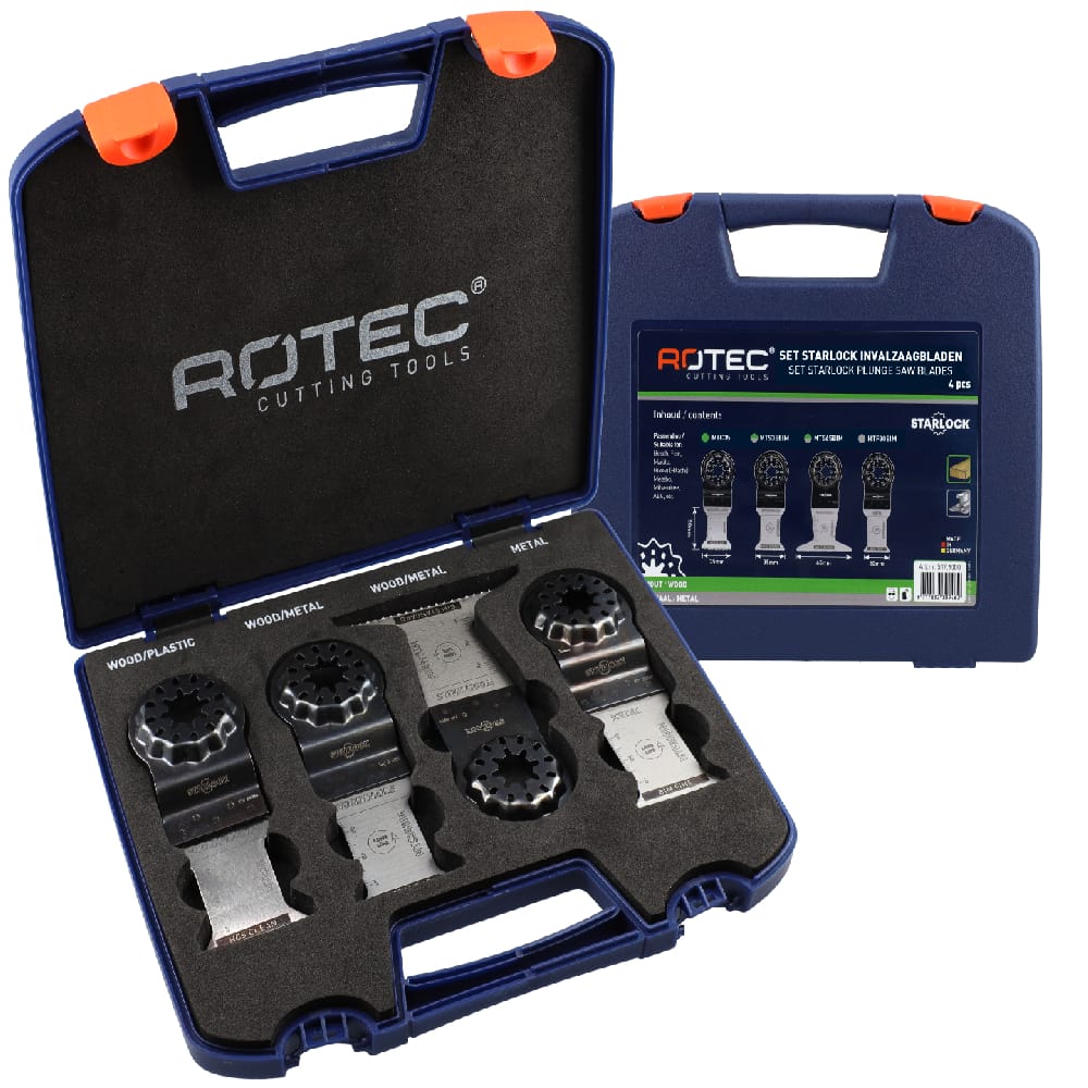 Rotec multitoolzaagbladenset Starlock | Stiho.nl Rotec multitoolzaagbladenset Starlock