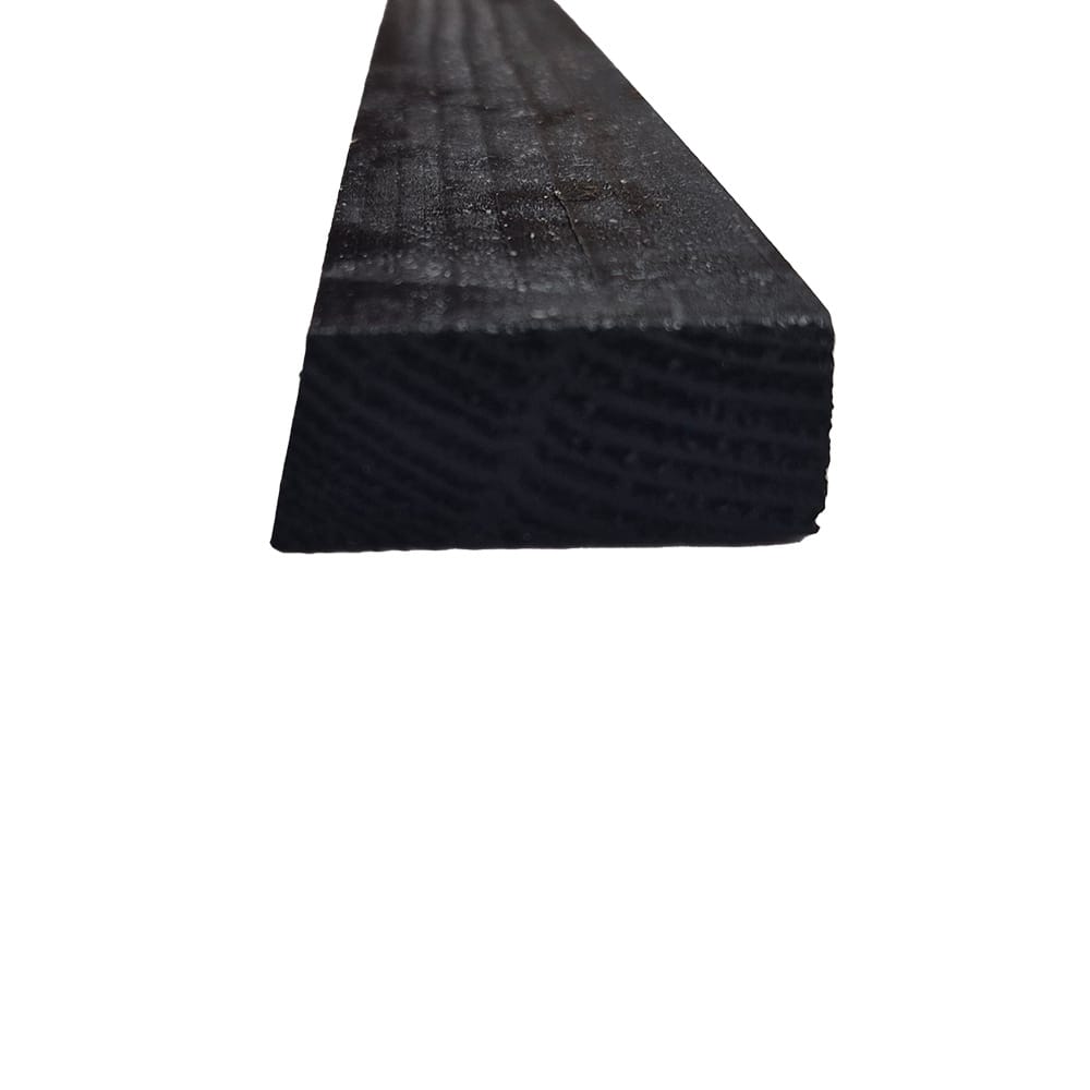 Vuren 1z schuin GW zwart Teknosafe 21x45