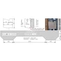 Vuren multi achterlat GW zwart 45x45 FSC product photo