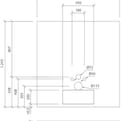 Wedi I-Board Plus toiletp 1200x1245x20mm product photo