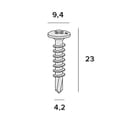Keralit 2889 schroef zelfborend rvs product photo